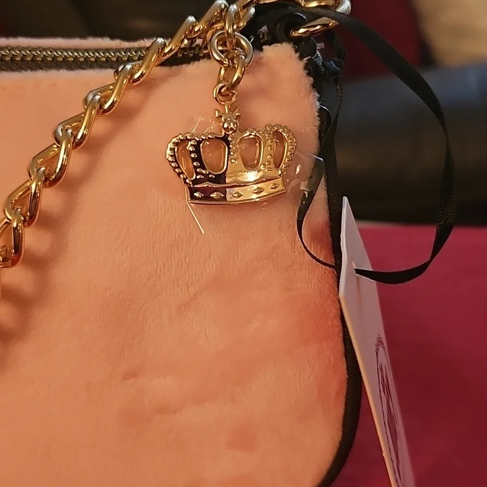 Juicy Couture Flamingo Chocolate Convertible Wristlet